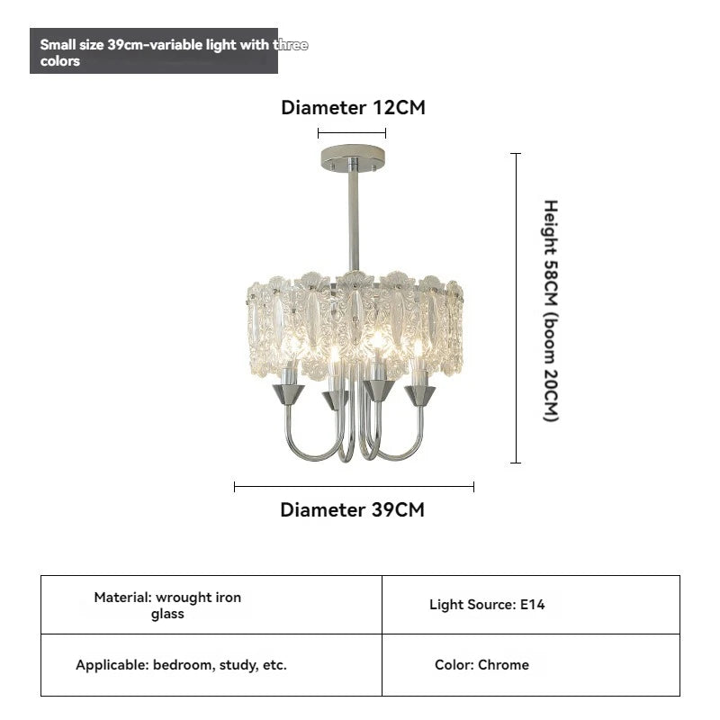 French Home Decoration Bedroom Chandelier Antique Style Crystal Light Luxury Living Room Dining Room Study Room