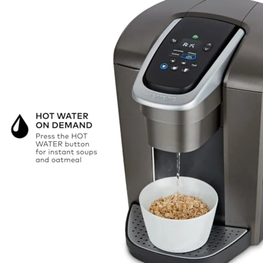 Single Serve K-Cup Pod Coffee Maker with Strength and Temperature Control Iced Coffee Cbility 8 to 12oz Brew Size Progr