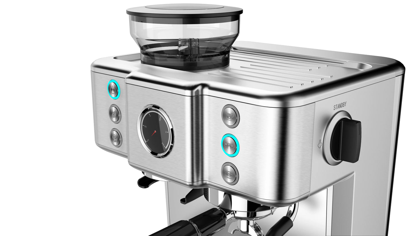 Coffee Machine Espresso Stainless Steel Coffee Espresso Coffee With Milk Frother