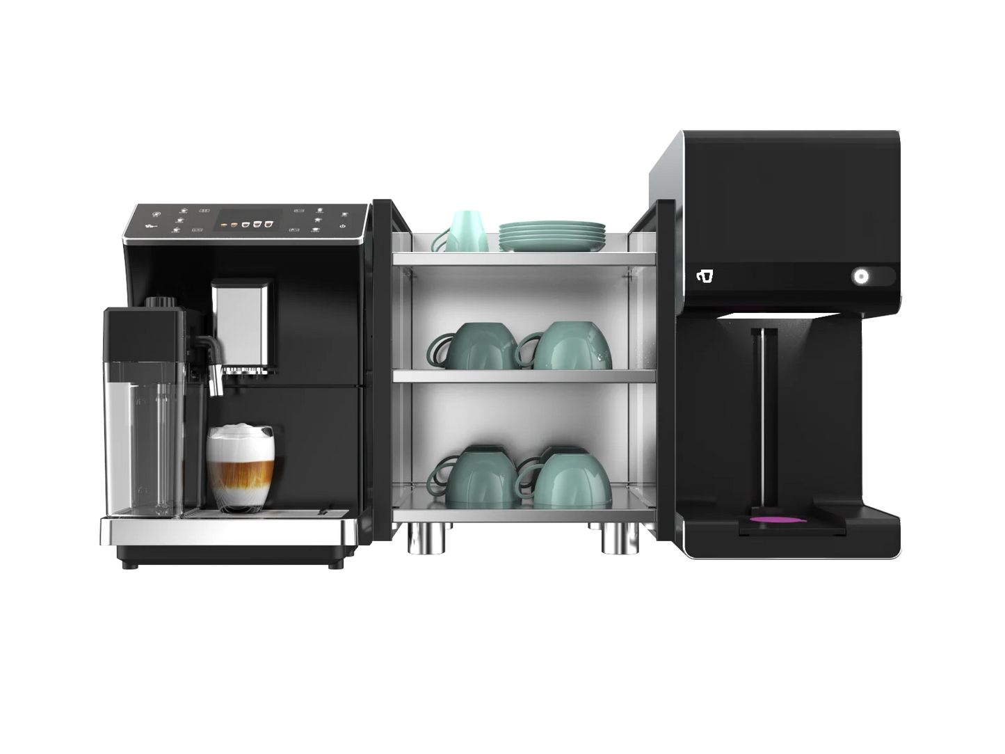 Professional,,Fully Automatic Milk Coffee Machine
