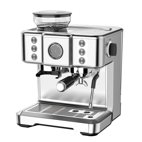 Coffee Machine Espresso Stainless Steel Coffee  Espresso Coffee  With Milk Frother
