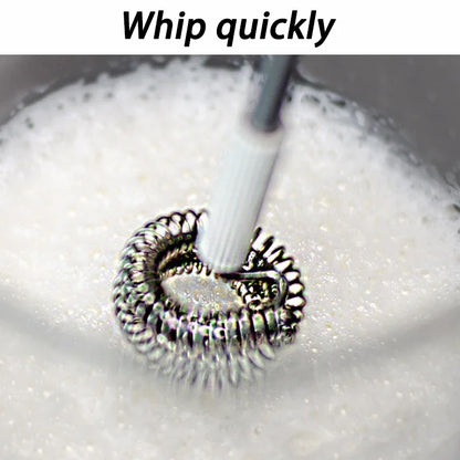 Coffee Milk Frother Portable Electric Milk Frothers Kitchen Miniature Milks Foam Machine Decoration Mixer Blender Coffeeware