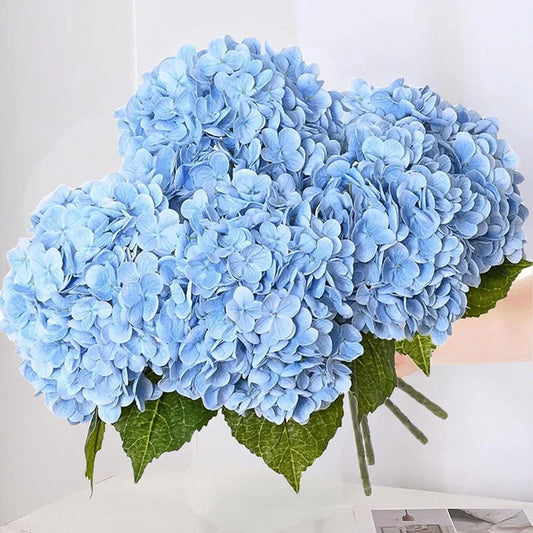 Multicolored hydrangea artificial flowers, realistic touch artificial flowers, home decoration, suitable for wedding bouquets, v