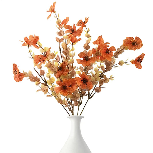 Dry Flower Dried Flower Bouquets Artificial Realistic Decoration Ornament for Yard Porch Garden Wedding Party Balcony Front Door
