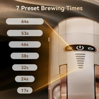 H2B 5-in-1 Pod Coffee Maker Compatible with 4 Coffee Capsules and Espresso Powder for Iced Coffee Espresso Cappuccino Long Blac