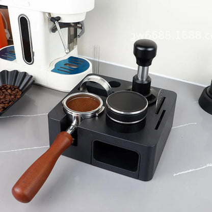Coffee Tamping Station Distributor Storage Seat 51/53/54/58mm Universal Tamper Station Multi Functional Storage Rack Coffee Tool