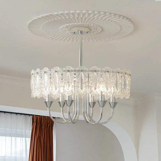 French Home Decoration Bedroom Chandelier Antique Style Crystal Light Luxury Living Room Dining Room Study Room