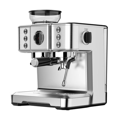 Coffee Machine Espresso Stainless Steel Coffee  Espresso Coffee  With Milk Frother