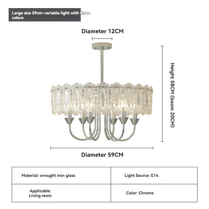 French Home Decoration Bedroom Chandelier Antique Style Crystal Light Luxury Living Room Dining Room Study Room