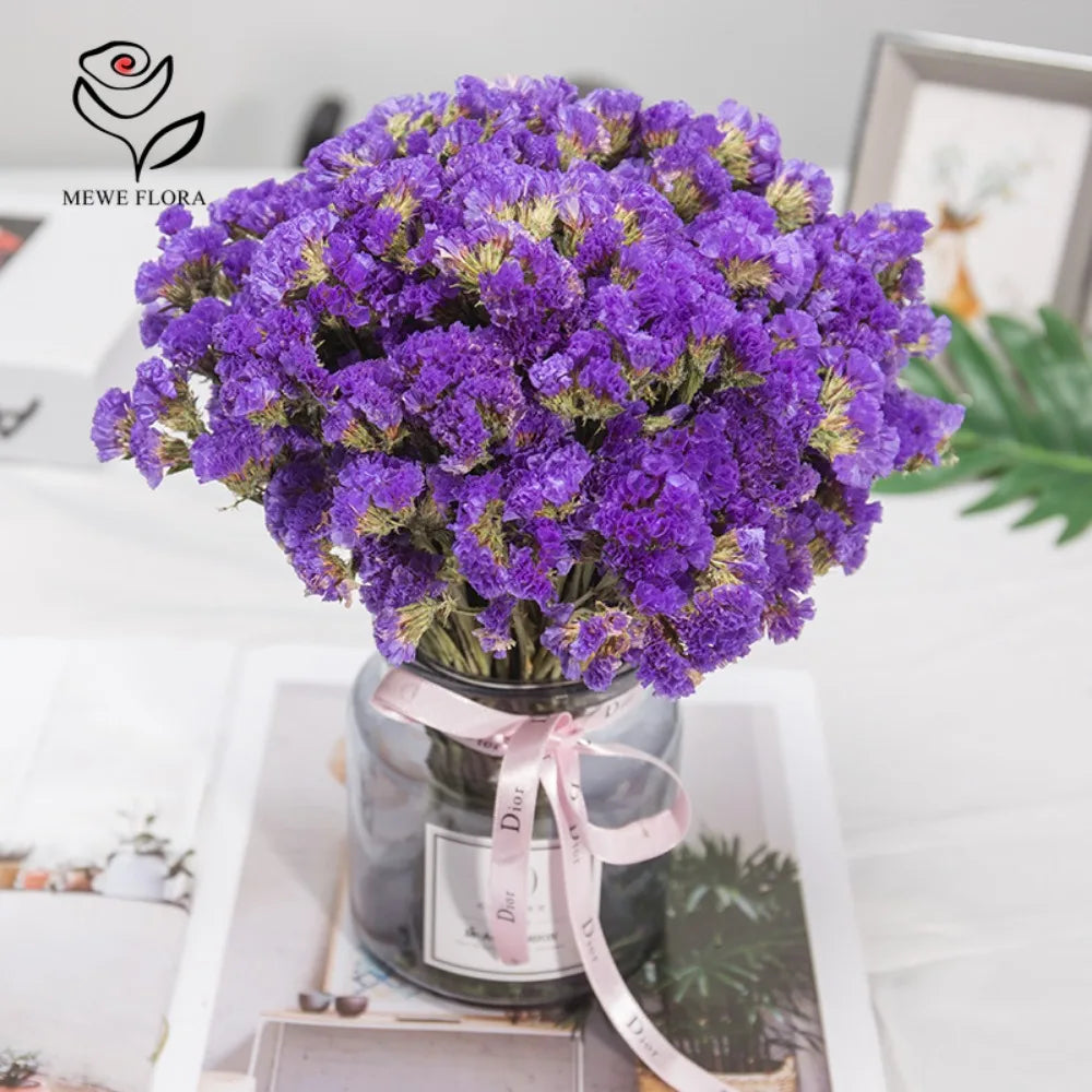 100g Dried Forget Me Not Flowers Fragrant Myosotis Immortal Bunchs Home Decor Accessory Valentine's Day Gift Wedding Decoration