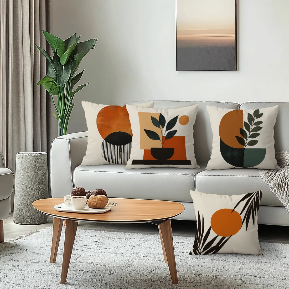Geometric Abstraction Cushion Covers Pillowcase Home Decor Bedroom Sofa Cushion Cover Living Room Car Home Decor