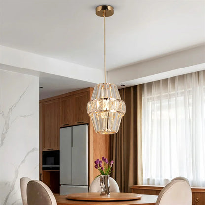 Crystal Bar Chandelier Indoor E26 Ceiling Lamp Hallway Stairs Pendant  Bedroom Lustre Dining Room Fixtures Home Decor Mood Light
