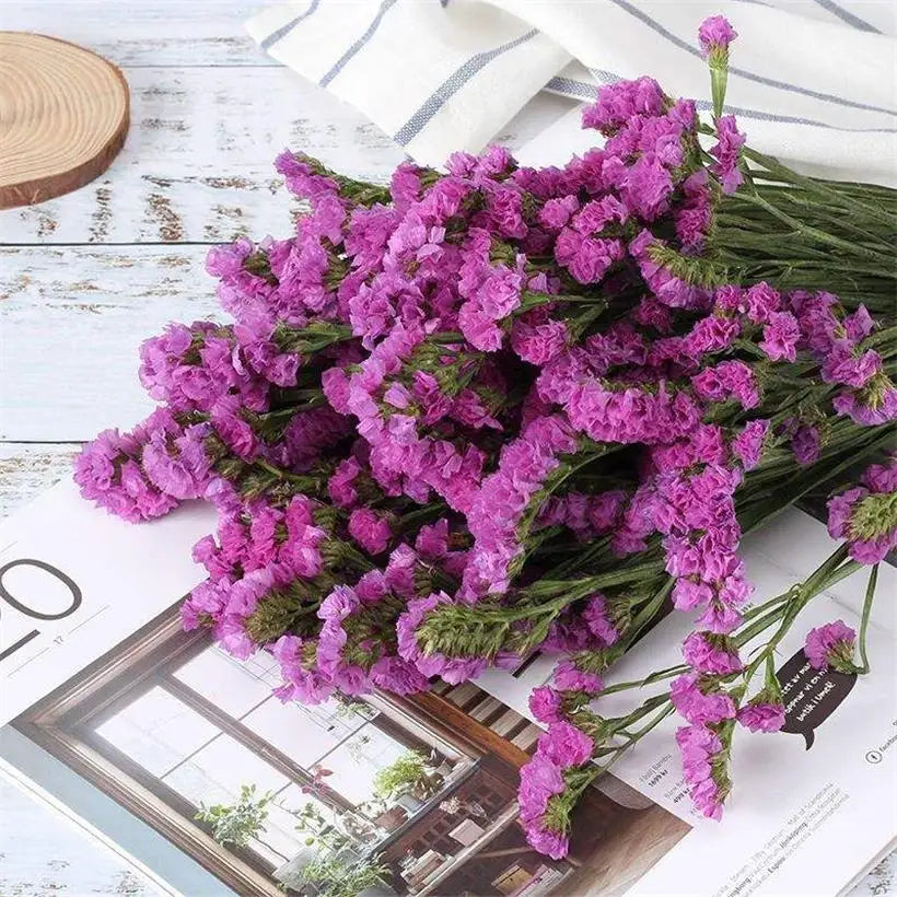 100g Dried Forget Me Not Flowers Fragrant Myosotis Immortal Bunchs Home Decor Accessory Valentine's Day Gift Wedding Decoration