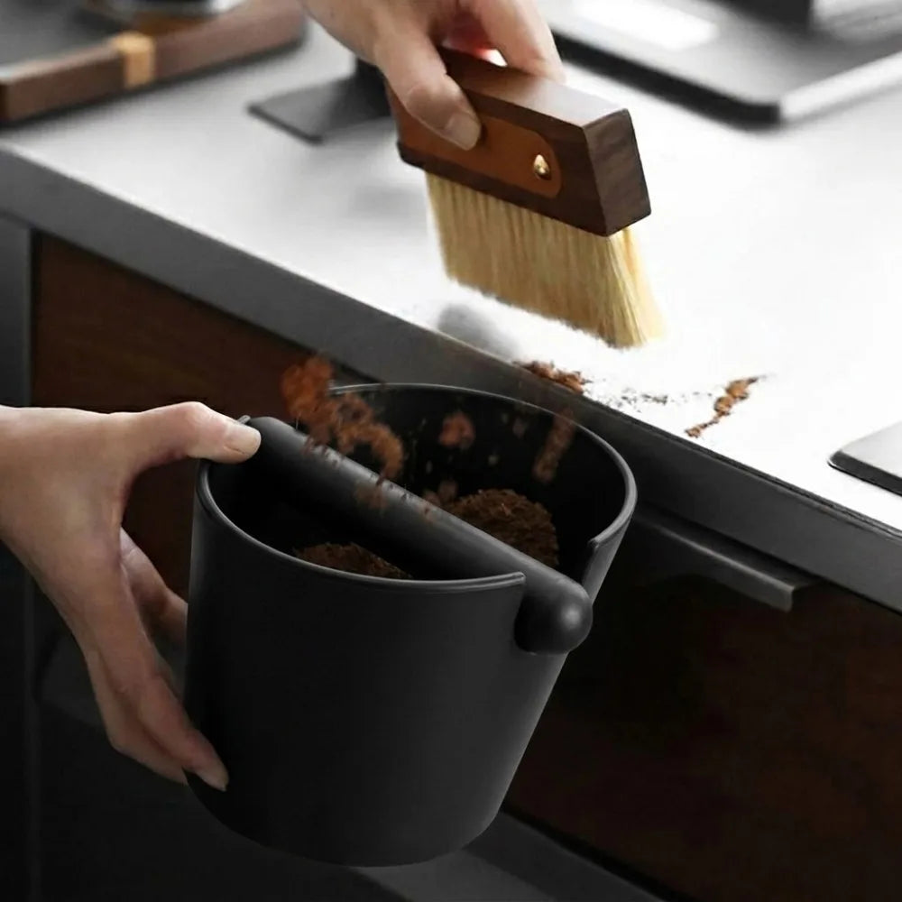 Coffee Knock Box Espresso Grounds ContainerDump Bin Bucket Anti Slip Powder BeveledResidue Barista Accessories Maker Tools