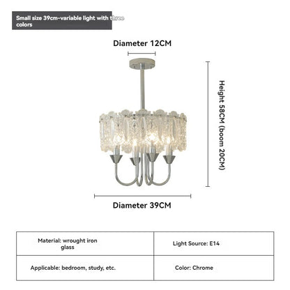 French Home Decoration Bedroom Chandelier Antique Style Crystal Light Luxury Living Room Dining Room Study Room